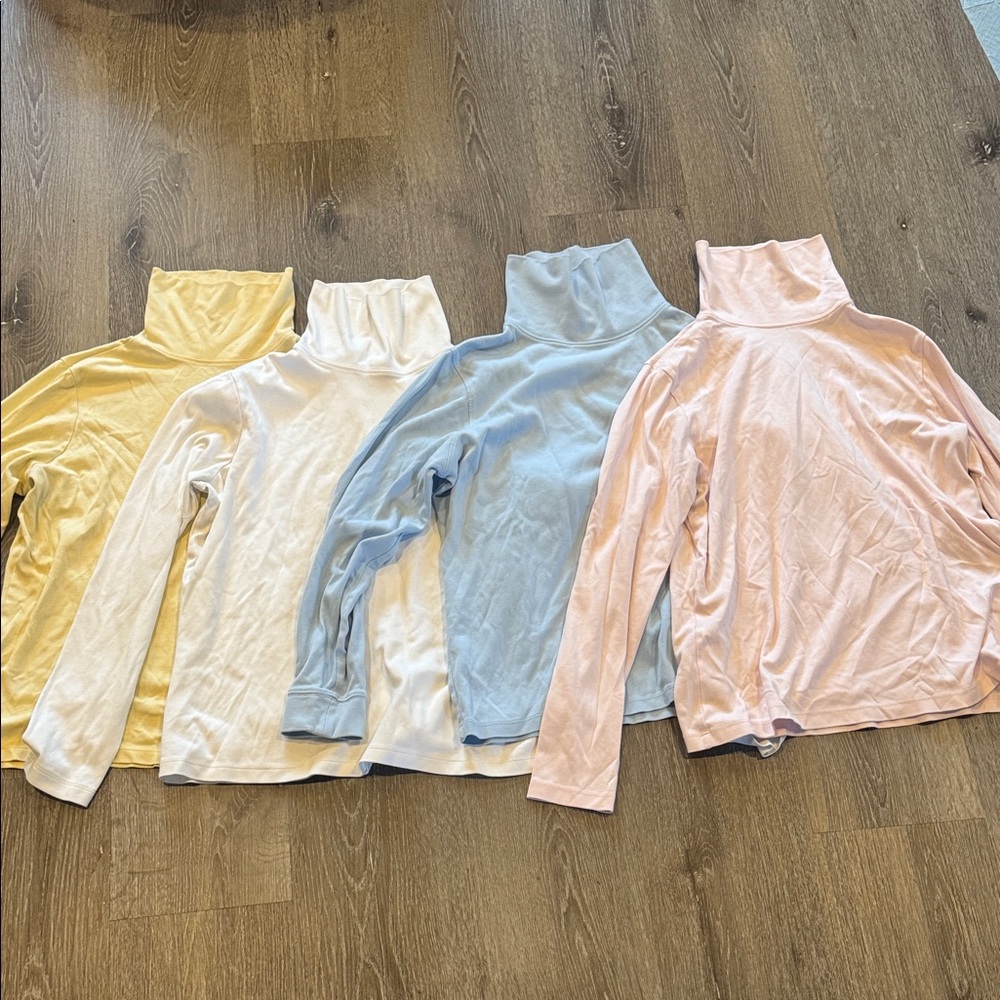 Women's Lightweight Cotton Turtlenecks - Pastel Colors L.L.Bean